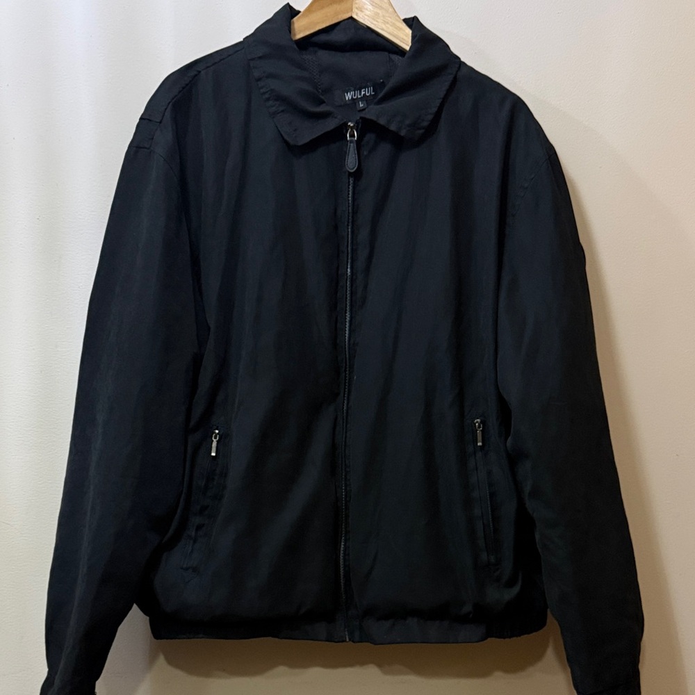Wilson Black Men's Windbreaker Jacket